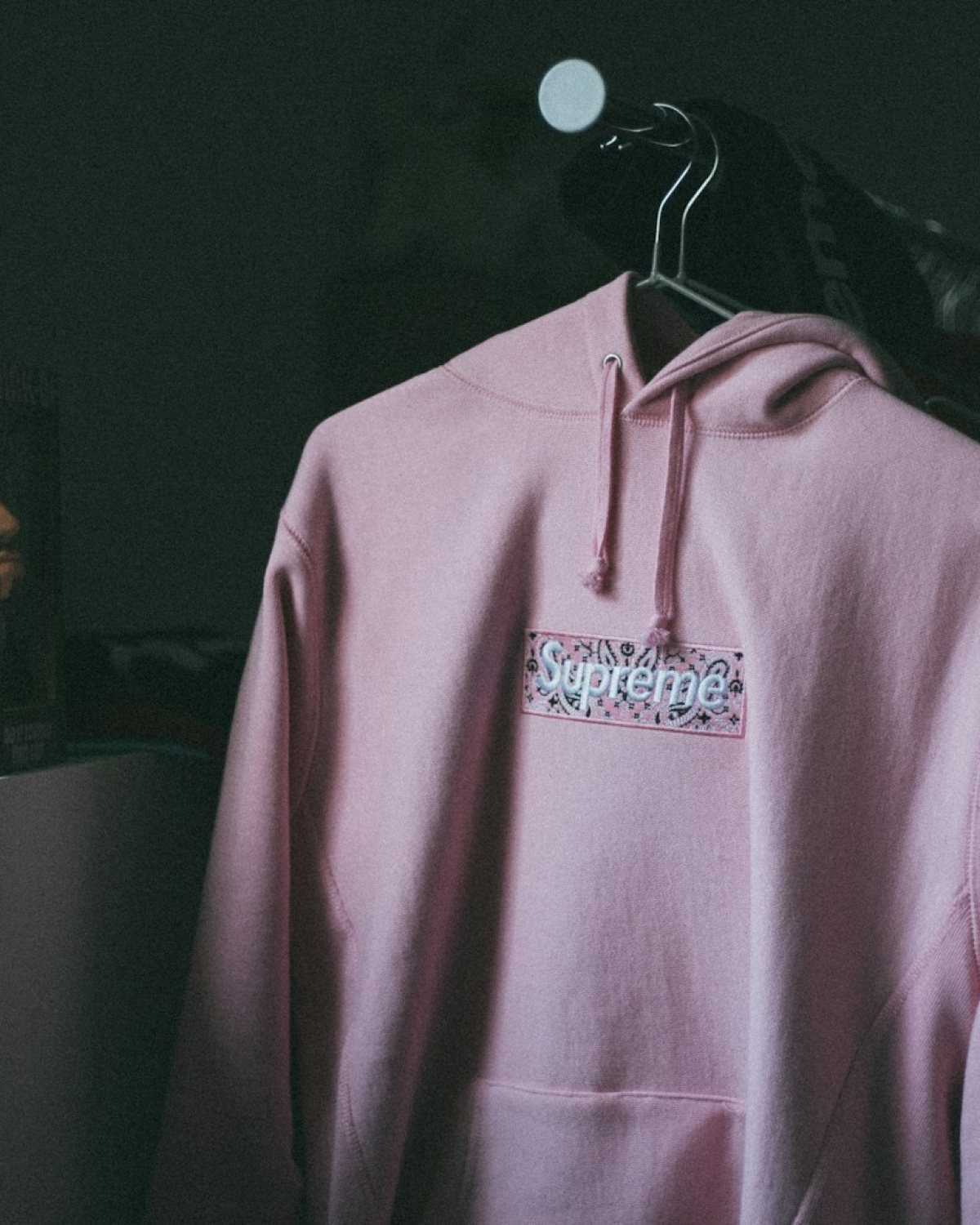 Supreme Box Logo Hoodie rozë
