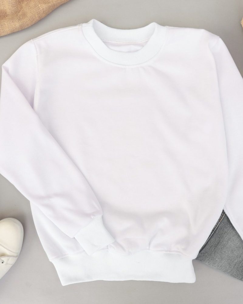 Champion Reverse Weave crewneck e bardhë