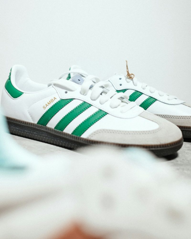 adidas Samba OG bardhë-jeshile