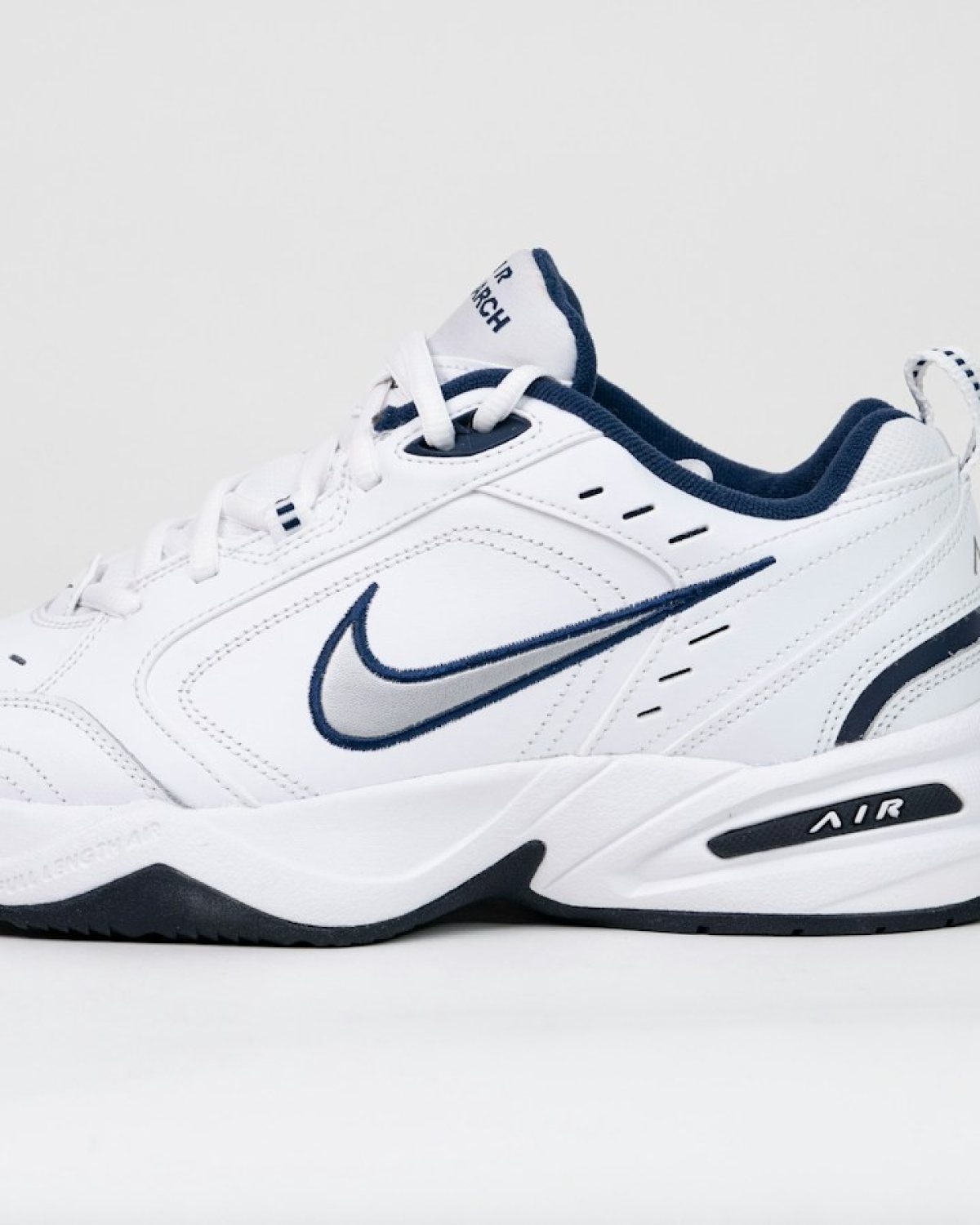 Nike Air Monarch bardhë-blu 90s