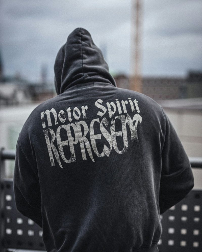 Harley-Davidson hoodie gri Motor Spirit 2010s