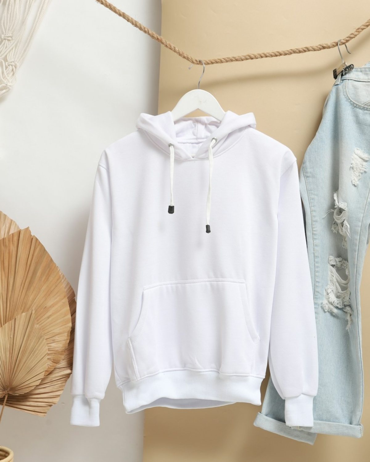 Nike hoodie i bardhë 90s