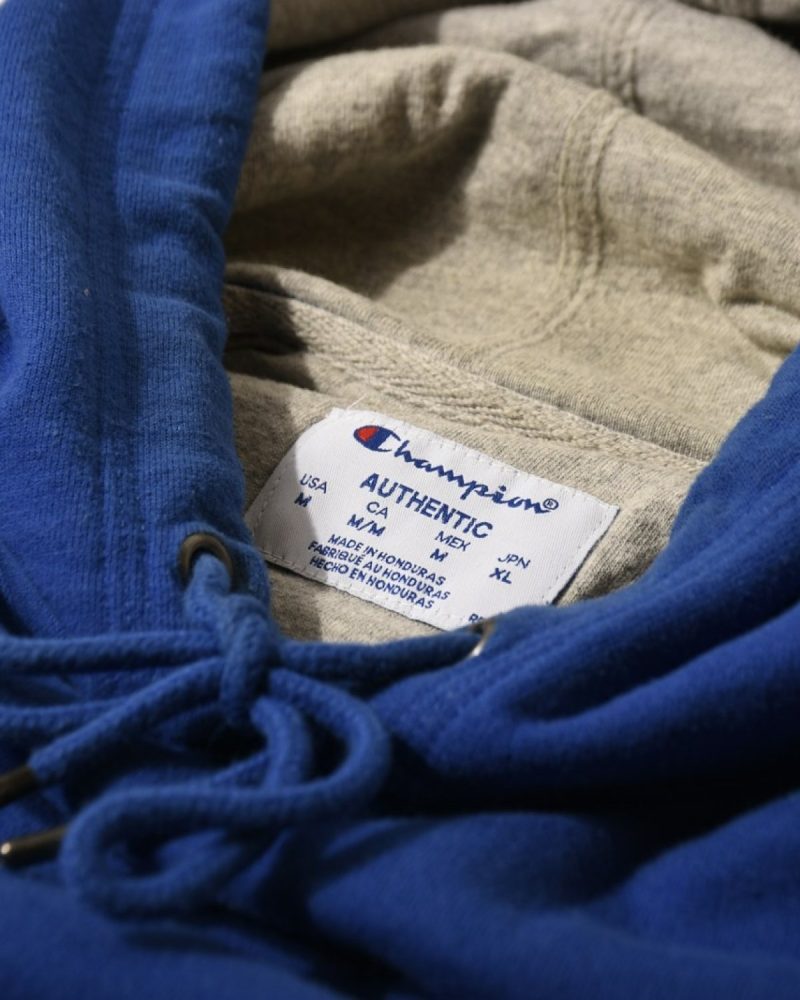 Champion hoodie blu mbretërore Y2K