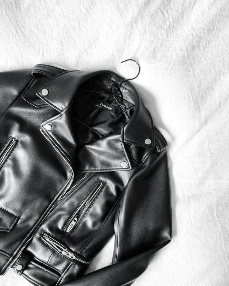 Harley-Davidson xhaketë biker lëkure Y2K