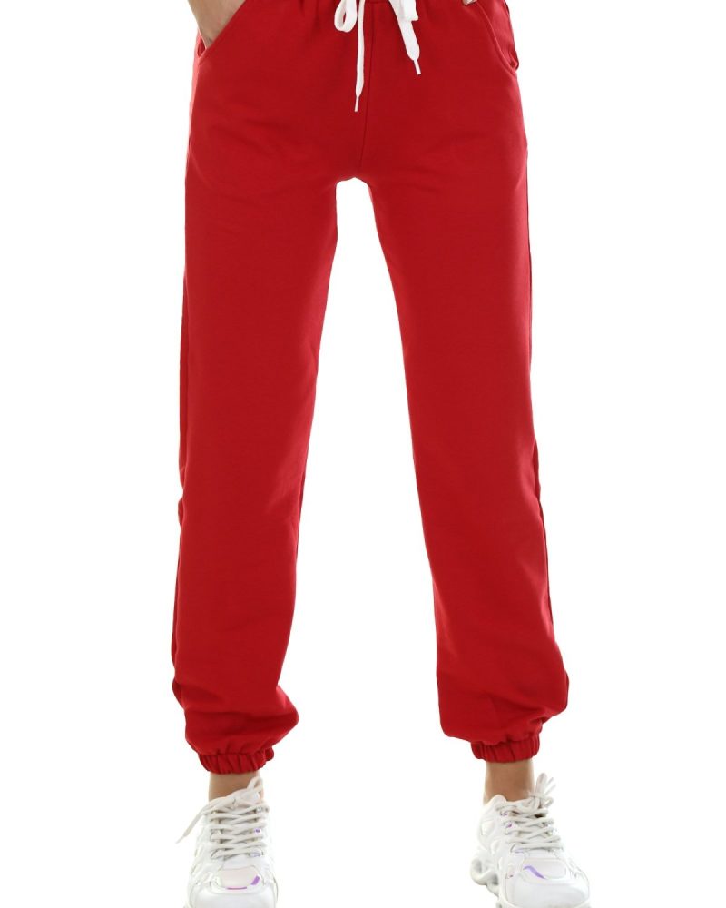 Champion sweatpants të kuqe 90s