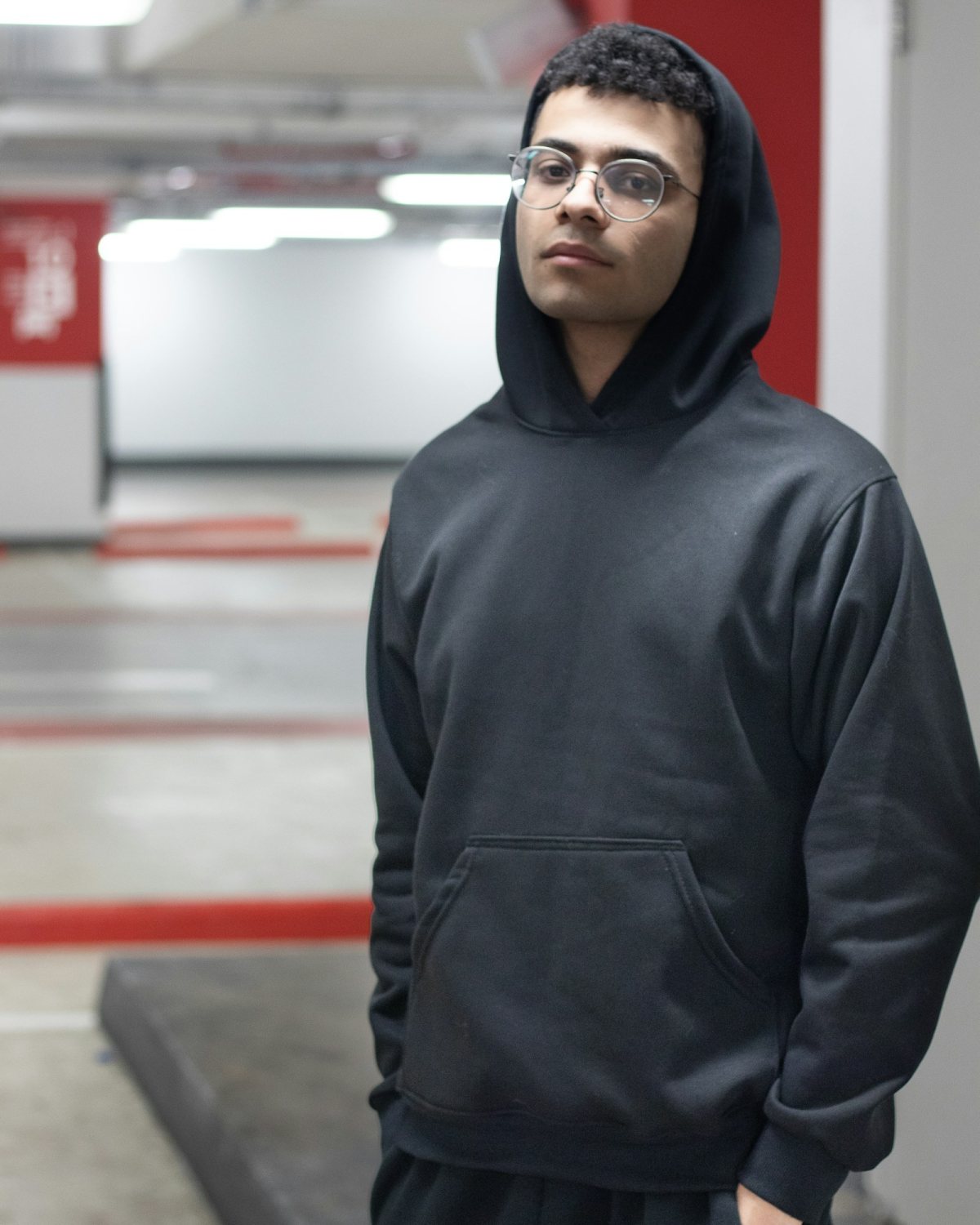 Nike hoodie gri antracit Y2K