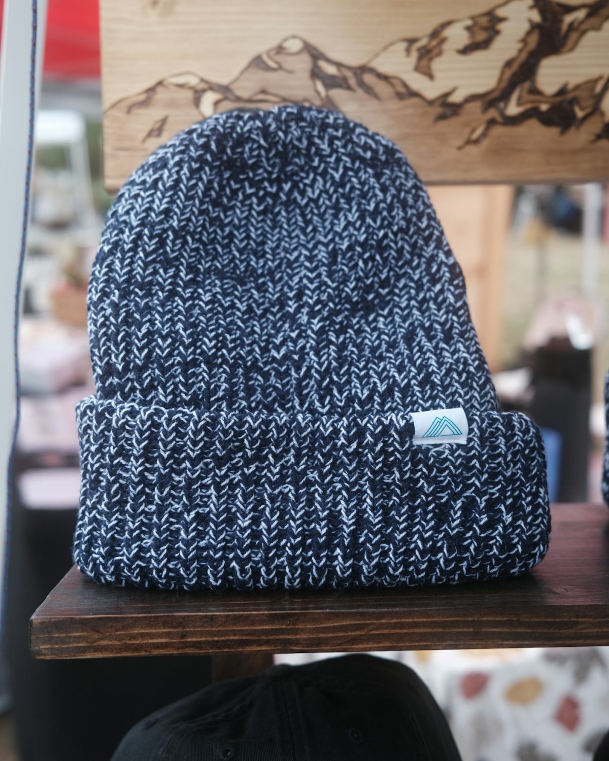 The North Face beanie blu melanzh 80s