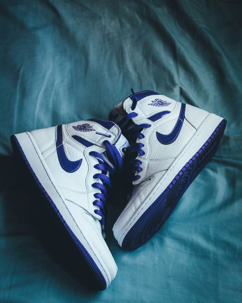 Nike Dunk Low bardhë-blu Y2K