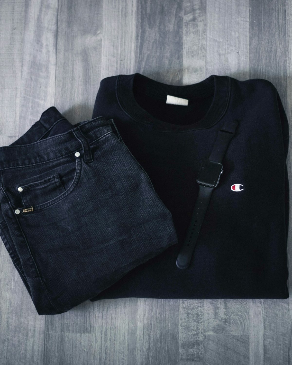 Champion crewneck i zi me logo Y2K