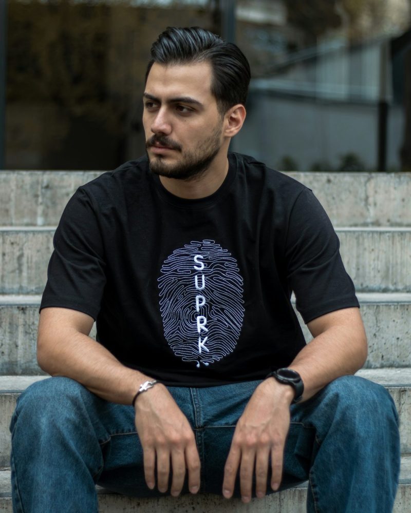 Supreme T-shirt i zi me print Y2K