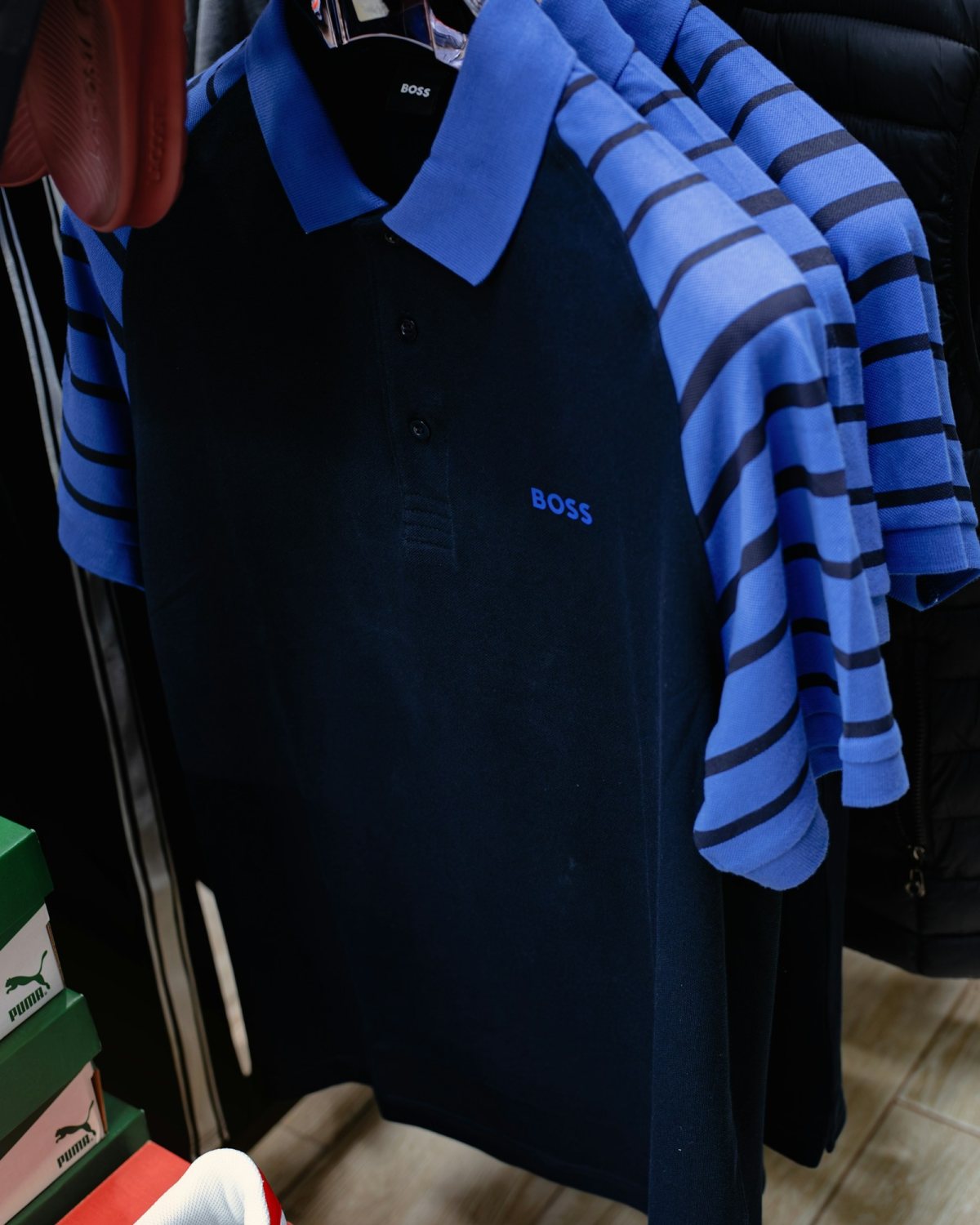 Umbro polo blu me vija 90s